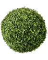 Creative Displays 26in Green Boxwood Ball Uv Rated In Green