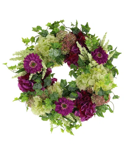 Creative Displays 27 Spring Wreath In Purple