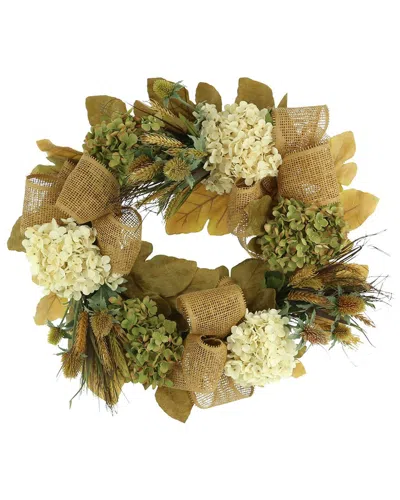Creative Displays 28in Cream Hydrangea In Brown