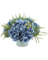 Creative Displays Blue Hydrangea Arrangement In Blue