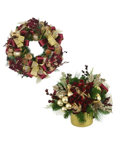 Creative Displays Burgundy & Gold Christmas Bundle