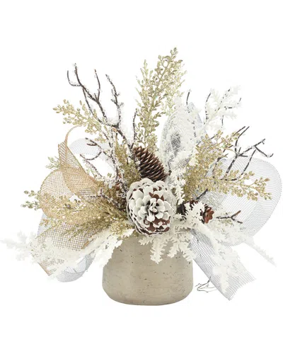 Creative Displays Champagne Holiday Centerpiece In Neutral