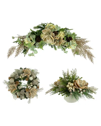 Creative Displays Champagne Magnolia Christmas Bundle