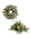 Creative Displays Champagne Magnolia Christmas Bundle In Champagne