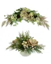 Creative Displays Champagne Magnolia Christmas Bundle In Champagne