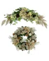 Creative Displays Champagne Magnolia Christmas Bundle In Green