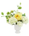 Creative Displays Classic Arrangement With Peonies And Hydrangeas In White