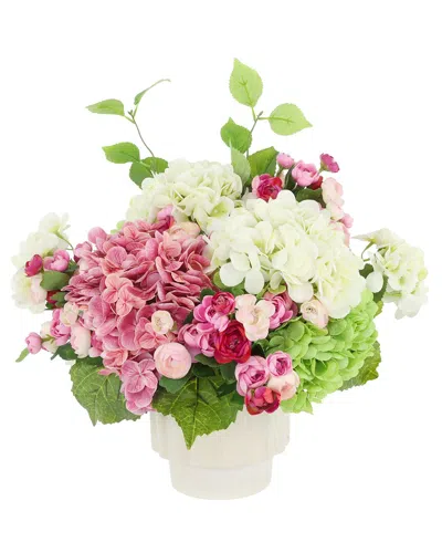 Creative Displays Classic Floral Arrangement With Hydrangeas & Ranunculus In Multi