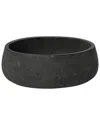 Creative Displays Contemporary Textured Fiberstone Pot In Black