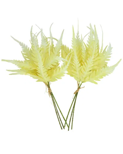 Creative Displays Cream Fern Bundle In Yellow