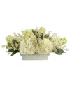 Creative Displays Cream Hydrangea And Seeded Eucalyptus Arrangement In Cream