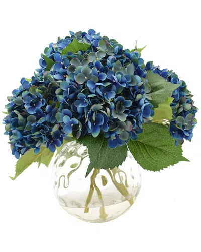 CREATIVE DISPLAYS CREATIVE DISPLAYS DARK BLUE HYDRANGEA FLORAL ARRANGEMENT