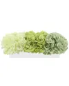 Creative Displays Teal Hydrangea In Fiberstone Planter Floral Arrangement In Green