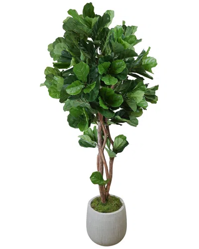 CREATIVE DISPLAYS CREATIVE DISPLAYS FIDDLE LEAF TREE IN FIBERSTONE POT