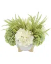 Creative Displays Floral Centerpiece With Hydrange In Multi