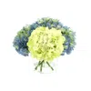Creative Displays Green & Blue Hydrangea Floral Arrangement