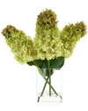 Creative Displays Green Cone Shaped Hydrangea Display In Green