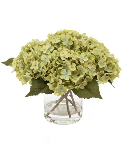 Creative Displays Green Hydrangea Floral Arrangement In Multi