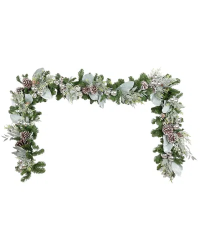 Creative Displays Handcrafted 9ft Holiday Garland With Magnolia Leaves In Multi