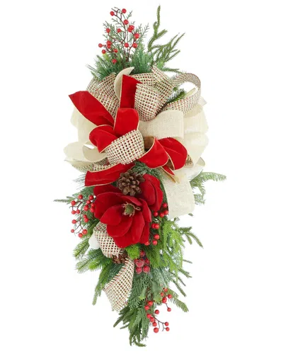 Creative Displays Handcrafted Holiday Swag With Magnolia In Multi