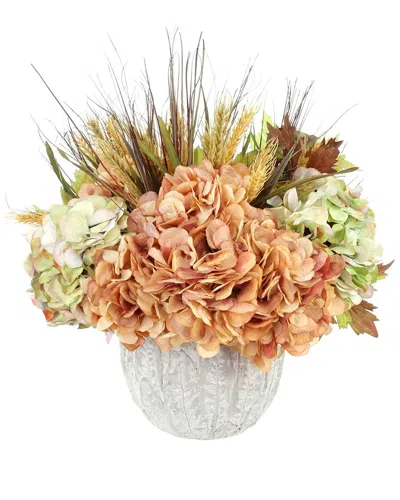 Creative Displays Handmade 23 Fall Wreath With Hydrangeas In Multi