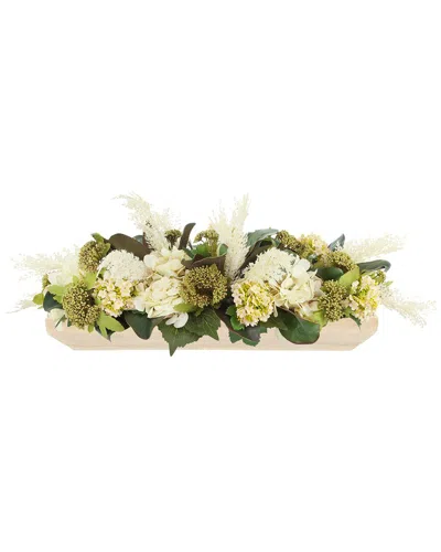 Creative Displays Handmade 27'' Fall Wreath With Hydrangeas & Sunflowers In Multi