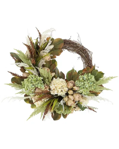 Creative Displays Handmade 27 Fall Wreath With Hydrangeas In Multi