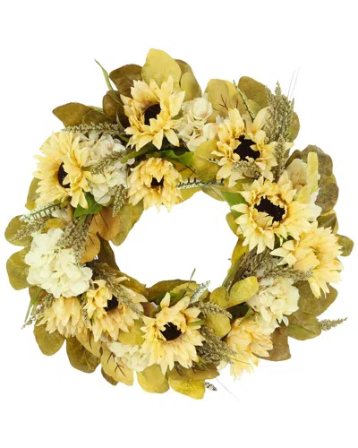 Creative Displays Handmade 30 Fall Wreath With Hydrangeas In Multi