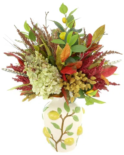 Creative Displays Handmade Fall Arrangement With Hydrangea In Multi
