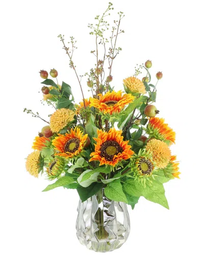 Creative Displays Handmade Fall Centerpiece Arrangement With Hydrangea In Multi