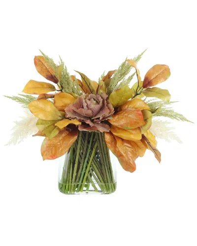 Creative Displays Handmade Fall Centerpiece With Heather In Orange