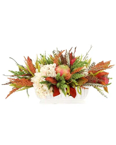 Creative Displays Handmade Fall Centerpiece With Hydrangeas In Multi