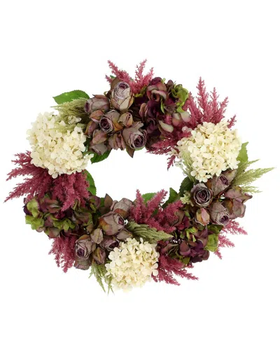 Creative Displays Handmade Fall Hydrangea & Pampas Arrangement In Fiberstone Planter In Multi