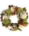 Creative Displays Handmade Fall Wreath With Hydrangeas In Multi