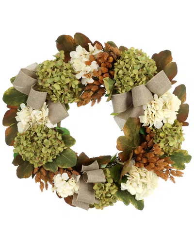 Creative Displays Handmade Fall Wreath With Hydrangeas In Multi