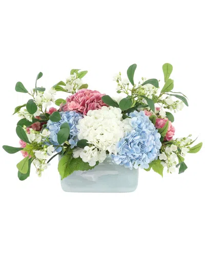 Creative Displays Handmade Faux Assorted Real Touch Hydrangea Arrangement In Multi