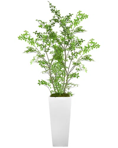 Creative Displays Handmade Faux Bonsai Tree In Fiberstone Planter In Green