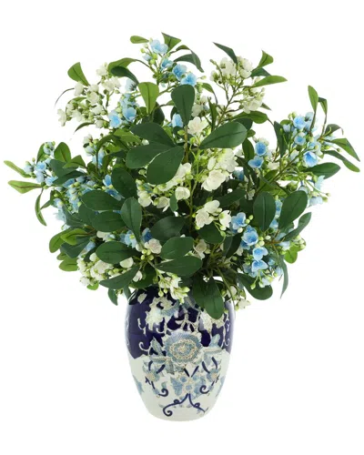 Creative Displays Handmade Faux Budding Stems In Decorative Vase In Multi