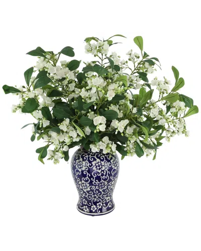 Creative Displays Handmade Faux Budding Stems In Decorative Vase In Multi