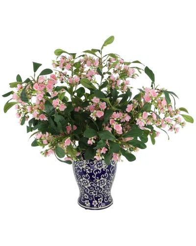 Creative Displays Handmade Faux Budding Stems In Decorative Vase In Multi