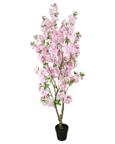 Creative Displays Handmade Faux Cherry Blossom Drop-in Tree In Animal Print
