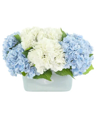 Creative Displays Handmade Faux Floral Centerpiece With Real Touch Hydrangeas In Multi