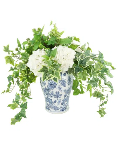 Creative Displays Handmade Faux Hydrangea In Green