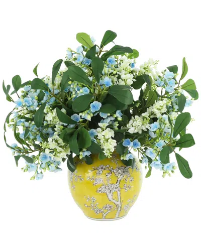 Creative Displays Handmade Faux Mixed Budding Stems In Decorative Vase In Multi