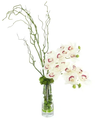 Creative Displays Handmade Faux Orchid Arrangement With Vines In Multi