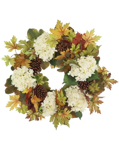 Creative Displays Handmade Hydrangeas & Heather Fall Candleholder In Multi
