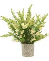 Creative Displays Heather Floral Arrangement In White