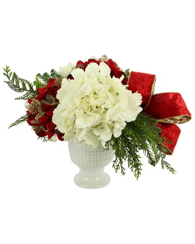 Creative Displays Holiday Floral With Hydrangeas In Red