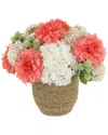 Creative Displays Hydrangea And Dahlia Arrangement In Multi