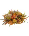 Creative Displays Hydrangea Fall Candleholder Centerpiece With Orang